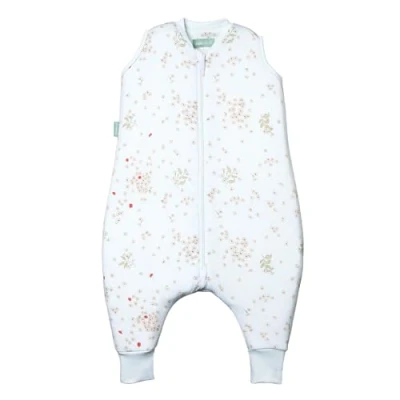 Abbildung von molis&amp;co Baby Schlafsack mit Füßen Ideal für Frühling und Herbst Babyschlafsack Beinen 1 tog 100% Baumwolle (Oeko TEX 100), Premium Qualität Poppy (80 cm)