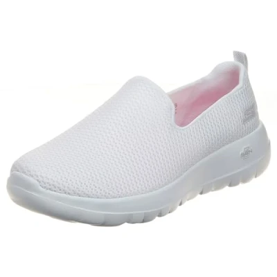 Abbildung von Skechers Damen Go Walk Joy Sensational Day Sneaker, Weiss/opulenter Garten, 37 EU