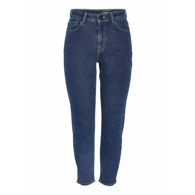 Abbildung von Noisy May HIGH Waist Jeans Straight Leg, Damen, Größe: 26x32, Dark blue denim