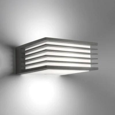 Abbildung von Philips myGarden Wandaussenleuchte Shades, 15W energiesparend, anthrazit, 171829316 915002150003