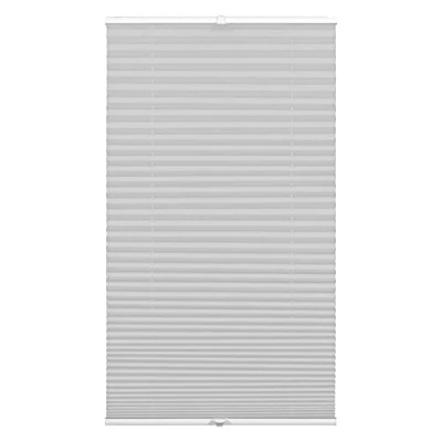 Abbildung von GARDINIA Plissee Concept Tageslicht, Blickdicht, Faltrollo, Lichtdurchlässig, Verstellbar, Einfach in der Breite kürzbar, Weiß, 80 x 130 cm