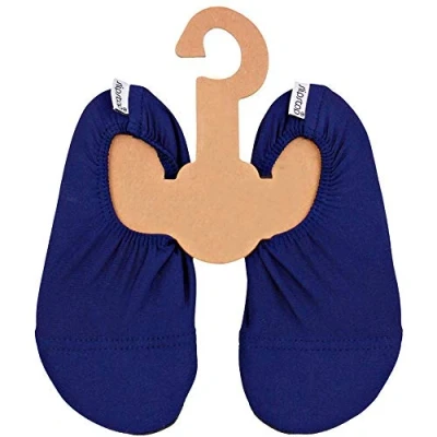 Abbildung von Slipstop Kinder Strandschuhe Anti Rutsch Sport Schuhe Schwimmschuhe Badeschuhe Urlaub Yoga Pool Unisex in Navy, Gr. 30 32