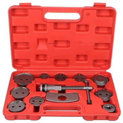 Abbildung von SIXTOL Brake Set 12 Bremskolbenrücksteller 12tlg Kunststoffkoffer Rückstellwerkzeug zum des Bremskolben Bremssattel Kolben Wind Zurück Tool Kit KFZ Werkzeug Bremse Instandsetzung