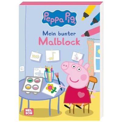 Abbildung von Peppa Wutz Ausmalbilder: Mein bunter Malblock: Mehr als 60 Ausmalmotive Kinderbeschäftigung ab 3 Jahren