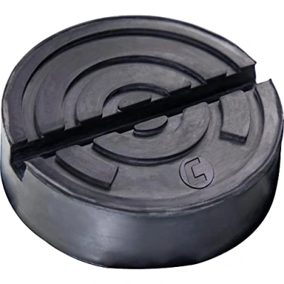 Abbildung von Cartrend Universelle Gummiauflage XL (105 mm) für Wagenheber und Hebebühnen, extrabreit, schwarz