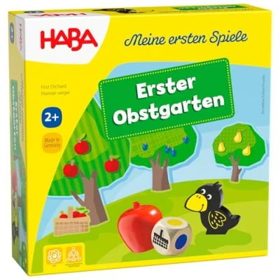 Abbildung von HABA Erster Obstgarten Meine ersten Spiele: Brett &amp; Familienspiel rund um Farben und Formen, Holzspielzeug Spieleklassiker für Kleinkinder ab 2 Jahren 1004655001