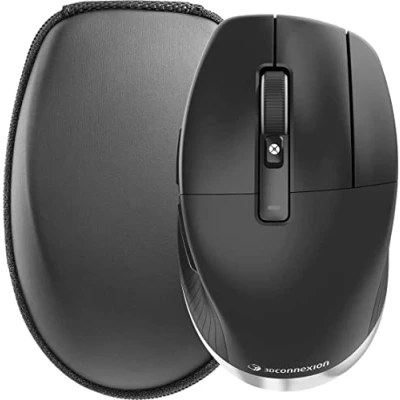 Abbildung von 3Dconnexion CadMouse Pro Wireless (Ergonomische Maus, optisch, kabellos, USB C, Rechtshänder, schwarz)