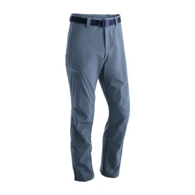 Abbildung von Maier Sports Nil, Herren Wanderhose, Wasserabweisende Outdoorhose für Trekking und Hiking, PFC frei, mSTRETCH pro 4 &amp; Dryprotec, Rollup Funktion, Blau, 106 (W34/L36)