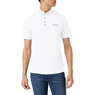 Abbildung von Armani Exchange Poloshirt, Herren, Größe: XL, Weiß