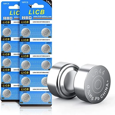 Abbildung von LiCB 20 Stück LR44 knopfzelle, AG13 PX76A l1154f 357A 1,5V Alkaline Batterie 3 Jahre Lagerfähigkeit 100% Voll Garantie