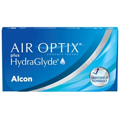 Abbildung von Air Optix plus HydraGlyde Monatslinsen weich, 6 Stück, BC 8.6 mm, DIA 14.2 4 Dioptrien