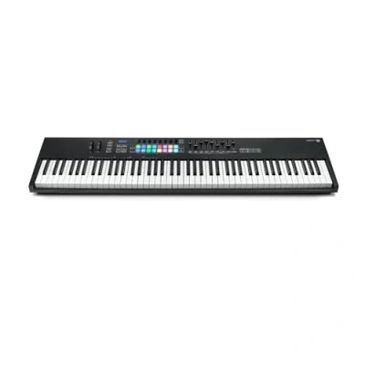 Abbildung von Novation Launchkey 88 [MK3] Premium MIDI Controller Keyboard mit Tasten für die ausdrucksstarke Musikerstellung, schwarz