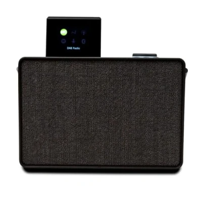 Abbildung von Pure Evoke Play vielseitiges Musiksystem für innen und außen (DAB+/UKW Radio, Internetradio, Podcasts, Spotify Connect, Bluetooth in sattem 40W Stereoklang) Coffee Black