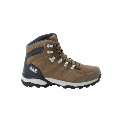 Abbildung von Jack Wolfskin Refugio Texapore MID Hikingschuh, Damen, Größe: 38, Brau Schuhe