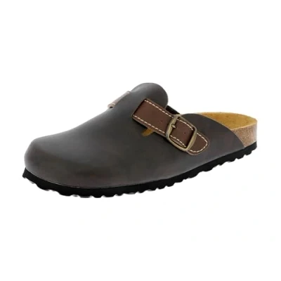 Abbildung von Lico Herren Bioline Clog Style Pantoletten, Braun, 46 EU