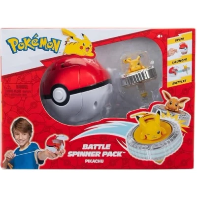 Abbildung von Pokémon PKW4398 Battle Spinner Pikachu, offizielles Spielset