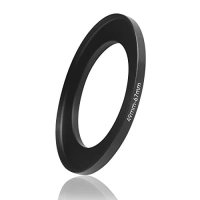 Abbildung von Ares Foto® Step Up Filteradapter Adapter Ring. CNC gefrästes Aluminium. Kompatibel mit Objektiven Aller Hersteller: Canon Sony Nikon Fujifilm Olympus Pentax Leica Tamron Sigma (49mm 67mm)