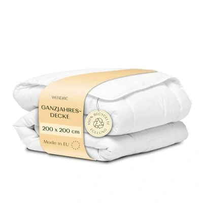 Abbildung von Wendre 200x200 cm Ganzjahres Bettdecke Antiallergisch &amp; Waschbar Decke 4 Jahreszeiten Bettdecken für Sommer Winter, Leichte Sommerdecke Warme Winterdecke Öko Tex Standard Schlafdecke
