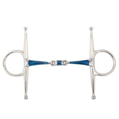 Abbildung von BR Double Jointed Full Cheek Snaffle Sweet Iron 14 mm