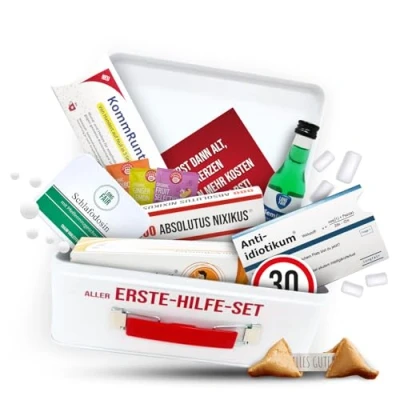 Abbildung von 30. Geburtstag Erste Hilfe Set Geschenk Box, witziger Sanikasten 8 teilig Spaßgeschenk zum