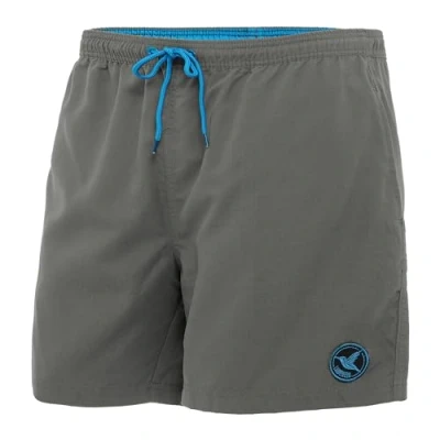 Abbildung von Ladeheid Badehose Herren Bequeme Badeshorts Lang mit Seitentaschen und Schnürchen, Netzfütterung Perfekt für Sommer, Strand Schwimmbad LA40 128 (Grau, M)