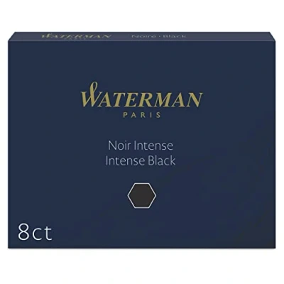 Abbildung von Waterman Füller Tintenpatronen Extra lang Intense Black 8 Stück