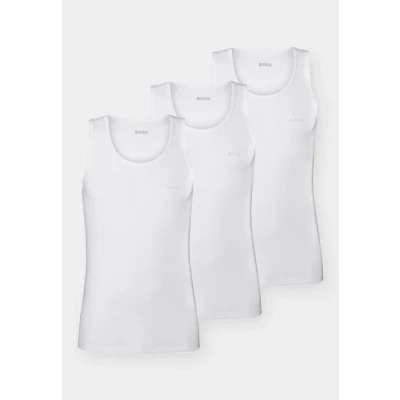 Abbildung von BOSS Tanktop Classic 3 PACK Unterhemd/shirt, Herren, Größe: Small, White