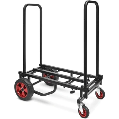Abbildung von Pyle Plattformwagen Transportwagen, Handwagen Faltbar Transportkarre klappbar, Rollwagen Transporthilfe, Paketwagen, bis zu 136kg, Lager, Lieferung