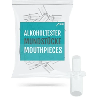 Abbildung von ACE Alkoholtester Mundstücke 20x Mundstück A, AF 33 X Vorratspackung mit 25 Promilletester Mundstücken