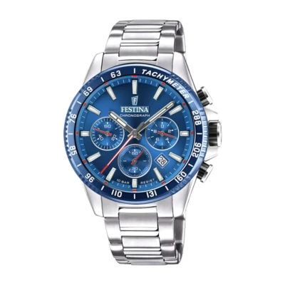 Abbildung von Festina Timeless Chronograph, Herren, Größe: One Size, Blue