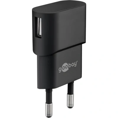 Abbildung von goobay Ladegerät USB 1 A (5W) schwarz