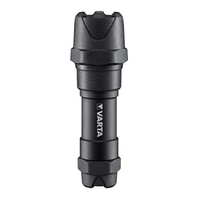 Abbildung von VARTA Taschenlampe LED 6 Watt inkl. 3x AAA Batterien, Indestructible F10 Pro Leuchte, Lampe, Arbeitsleuchte mit zwei Leuchtmodi, extrem robuste Taschenleuchte, klein, wasser und staubgeschützt