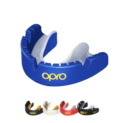 Abbildung von OPRO Gold Level Zahnschutz für Zahnspangen, SportZahnschutz Erwachsene, mit revolutionärer Anpassungstechnologie Boxen, Lacrosse, MMA, Kampfsport, Hockey und alle Kontaktsportarten (Schwarz)