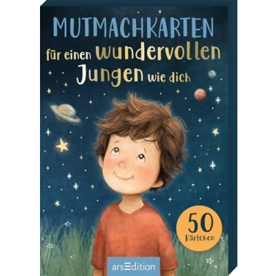 Abbildung von Mutmachkarten für einen wundervollen Jungen wie dich: Kartenbox mit 50 Affirmationskarten Kinder ab 4 Jahren