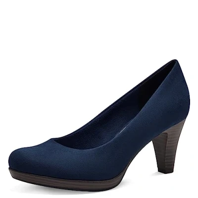 Abbildung von MARCO TOZZI Damen Pumps Vegan Elegant, Blau (Navy), 37 EU