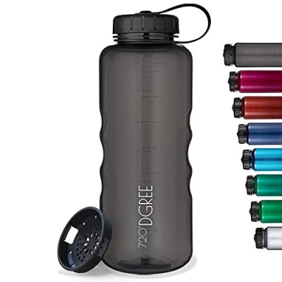 Abbildung von 720DGREE Trinkflasche “simplBottle“ 1,5l Deine Auslaufsichere Wasserflasche Die Sportflasche für Sport, Gym, Fitness, Fahrrad, Kinder, Schule &amp; Büro BPA Frei