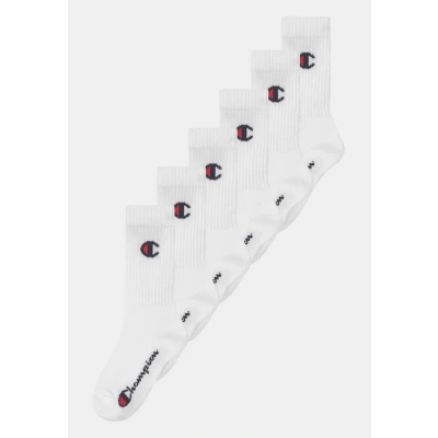 Abbildung von Champion CREW 6 PACK Sportsocken für Kinder, Größe: 27 30, White