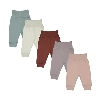 Abbildung von MEA Baby Unisex Hose aus 100% Baumwolle im 5er Pack/Pumphose, Babyhose für Jungen Mädchen, Schlupfhose (80, Mädchen3)