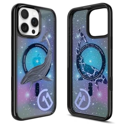 Abbildung von Spigen iPhone 16 Pro Hülle Ultra Hybrid T MagFit [c11 Series Chronos Edition] [Camera Control Button] [3D Raumeffekt durch Hexa Layer Druck] Kompatibel mit MagSafe Zubehör Eternal