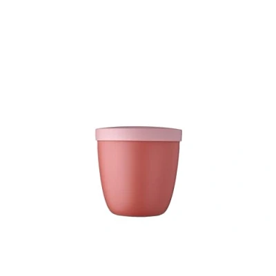 Abbildung von Mepal Snackbox Ellipse Lebensmittelbehälter zum Aufbewahren und Transportieren von Snacks geeignet für Gefrierschrank, Mikrowelle &amp; Spülmaschine 500 ml Vivid Mauve