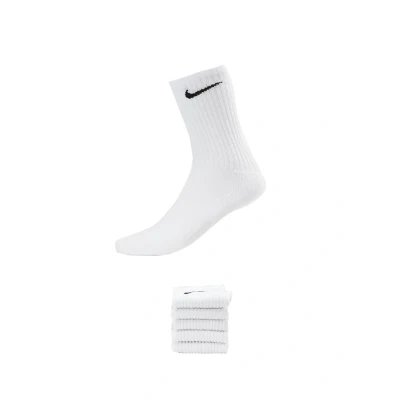 Abbildung von Nike Performance Everyday CUSH CREW 6 PACK Sportsocken, Größe: 38 42, White/black