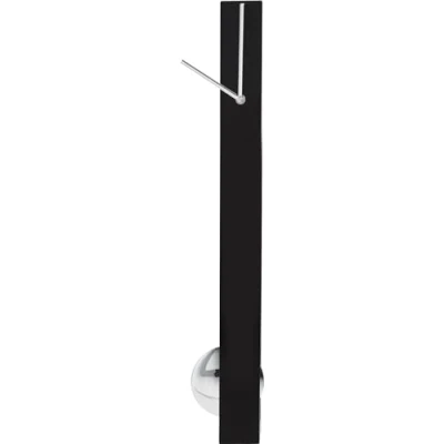 Abbildung von KARE Wanduhr Pendulum, Aluminium, schwarz
