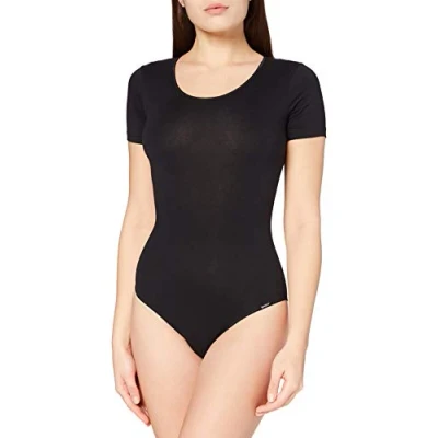 Abbildung von Skiny Damen BODY Kurzarm Body, Damen, Größe: 36, Black