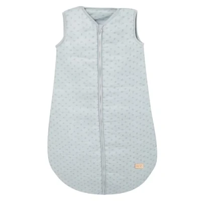 Abbildung von roba Babyschlafsack Lil Planet für Neugeborene 110 cm Ganzjahres Schlafsack aus Bio Baumwolle Musselin GOTS Hellblau / Sky