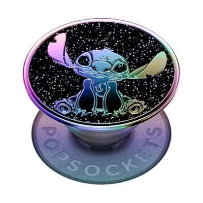 Abbildung von PopSockets: Handygriff mit ausziehbarem Ständer, Pop Buchse für Handy, Disney Öl Slick Stitch