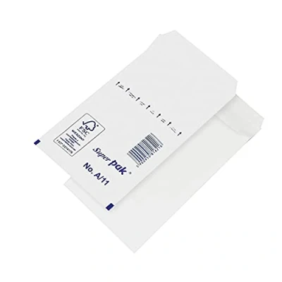 Abbildung von Selbstklebende Briefumschläge Mit Luftpolsterfolie OFFICE PRODUCTS HK A11 100x165mm/120x175mm 10 St Weiß / Typ Luftpolsterfolie/Art HK/Farbe Weiß/Format