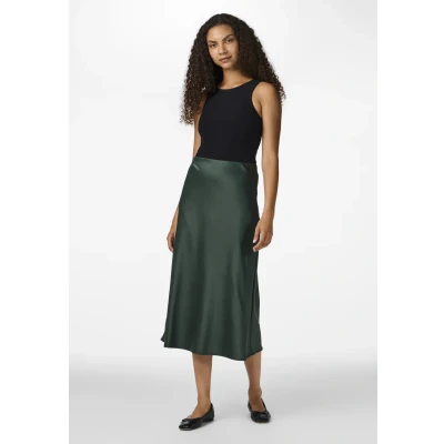 Abbildung von YAS Yaspella MIDI Skirt Alinienrock, Damen, Größe: XS, Sycamore