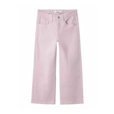 Abbildung von Name it Nkfrose WIDE TWI Flared Jeans für Kinder, Größe: 116, Winsome orchid