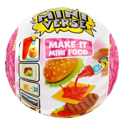 Abbildung von MGA&#039;s Miniverse Serie 3 Make It Mini Food Diner DIY Playset, nachgebildeten Lebensmittelzutaten, Blindverpackung und Harz nicht essbar für Kinder ab 8 Jahren