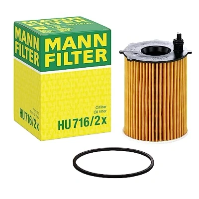 Abbildung von MANN FILTER HU 716/2 X Ölfilter Satz mit Dichtung / Dichtungssatz Für PKW